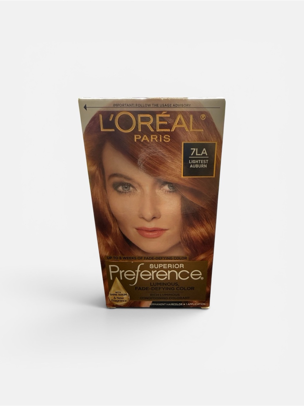 L'Oreal Superior Preference Hair Color 7LA Lightest Auburn - Rich Auburn Red